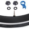 Generico Valve Nut - Aluminum Alloy 1.39g Rim Grommet | Wheel Protection | Bike Tire Nut - Lightweight Aluminum Stem Ring | Wrench Included | Secure Rim Fit | For Mountain Road
