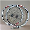 LPYDWZ Ruote Bicicletta da Strada 700C, Cerchio Lega a Doppia Parete Altezza 30MM V Freno 135mm Cuscinetto a Sgancio Rapido 36 Fori for 7-12 velocità 2400g