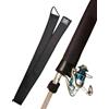 Genérico Borsa per canna da pesca, porta canne da pesca | Contenitore rinforzato per canne da pesca, per spiaggia, campeggio, escursionismo, lago, acqua salata, kayak, viaggi