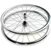 KUNYOS Set di Ruote per Bici da Strada 700C Cerchi in Lega di Alluminio A Doppio Strato Ruote Anteriori Posteriori C/V Freno A Sgancio Rapido Mozzi 20/24H per Cassetta 8/9/10/11/12 velocità