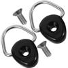 OSOLADY Ganci Elastici per Kayak con Fibbie 2 Pezzi, A D Rotondo, per Kayak E Imbarcazioni, Pesca, Accessorio per Schienale, Fissaggio Sicuro