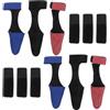 Alasum 12 Pezzi Fish Rod Carrying Straps Fodero Protettivo per Canne da Pesca Mercerizzato ed Elastico, Set, Nero Blu Rosso, per Trasporto e Conservazione