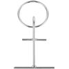 DOITOOL -Metal per Barca, Accessorio Bitta da Banchina, di Ormeggio Circolare in Acciaio Inox Argento, Portatile, per Legare Corde, Facile da Usare