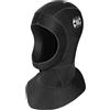 GLEAVI Cappuccio Subacqueo 3mm Caldo Fori, Taglia Xl | Neoprene e Nylon, per Nuoto e Sport Acquatici, Nero Neutro, per Donna e Uomo