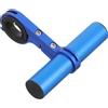 Toyvian Supporto Estensione Manubrio Bici per Luci e Cronometro, Blu | Metallo e Plastica, Leggero Antiscivolo e Antiurto, per Montaggio su Bici e Manubrio