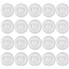 ULTECHNOVO 50 Pezzi Stomp Pad Antiscivolo per Snowboard Adesivo per Tavola da Snowboard PVC Bianco Autoadesivo Facile da Installare per Appassionati e Atleti Professionisti