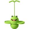 Almencla Pallina Manico Regolabile Ispessito Pallina Maniglia Resistente All'usura Gioclo per Bambini, Famiglie, Gioco Al Chiuso, Verde, Rana