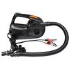 Domary Pompa Ad Aria per Auto 12V 100W per Cuscino da Piscina Kayak | Robusta Plastica ABS, Flusso D'aria Elevato di 500 L/min, 5 Giunti Gonfiabili per Cuscini a Sfera, Pompa per Auto Portatile