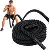 Relaxdays, Corda da Allenamento, in Diverse Versioni | Corda da allenamento con maniglie, per forza e resistenza, corda fitness