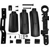 Kuuleyn Parafanghi Fat Bike, Parafango Bici, Set Parafango Bici, Kit Parafango Anteriore Posteriore per Bicicletta Parafango Bici a Sgancio Rapido per Ciclismo All'aperto