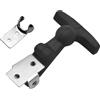 TENGEE - Set di supporti per cofano, supporti per cofano elastici in gomma, chiusura per cofano, chiusura per cofano in gomma e acciaio inossidabile, per casse degli attrezzi, carrelli, motori di