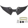 Generico Spoiler anteriore per moto, copertura alare, carenatura aerodinamica, alette laterali, spoiler per deportanza, kit alari per Kawasaki Z900 e Z900SE (dal 2025 in poi) (Motivo a saia)