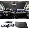 ASZSK Ombrellone parasole Toyo-TA C-HR 2024-2025 Upgraded Model Auto Ombrellone,Protezione UV,Ombrellone pieghevole,Ombrellone anteriore