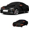 Generico Fatto Su Misura Quattro Stagioni Telo Copriauto Compatibile Con Audi TT RE Coupe 2009-2026,Protezione solare,impermeabile,Anti-caduta delle foglie,antineve,antipolvere(Black Orange)
