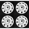 Generico SET 4 COPRICERCHI COPPA RUOTA COPRIRUOTA BORCHIE CERCHIO 14 per 500 modello 312 prodotte dal 2007 in poi con Scritta - 737/14 - S.358/500