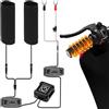 Behogan - Manopole riscaldate per moto, Overgrips, 12V USB, Griffe riscaldati, Riscaldamento per manubrio per l'inverno, Regolazione intelligente della temperatura a tre livelli, Manopole riscaldate