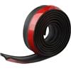 Torcarvh Paraurti anteriori universali per auto, spoiler in gomma, per rivestimento esterno (1 metro)