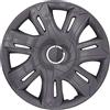 NRM Copricerchi Supernova Coprimozzi Set completo 4 elementi (Grattiffe laccato, 16)