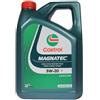 LUBRIALPHA Olio motore 5w20 auto benzina lubrificante Castrol Magnatec Stop Start 5w20 E con Portachiavi Cavatappi tanica 2x4lt