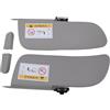 MENDUNER Set Alette Parasole Auto Sinistra Destra OEM 1613251480 per C3 II SC | Set alette parasole auto in plastica con funzione antiriflesso, compatibile con C3 II SC 2009-2016 e OEM 1613251480.