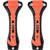 Husfunov - Set di 2 martelli di Sicurezza per Auto, Interruttore in Vetro, taglierina per Cinture di Sicurezza, Strumento di Scarico di Emergenza, Kit di Emergenza per Auto, Kit di Sicurezza