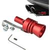 Generic Amplificatore del suono di scarico per auto leggero - Fischio Turbo, Fischio di scarico, Silenziatore di scarico con fischio Turbo, per valvole di scarico del tubo di scappamento, Risonatore