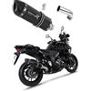 DOMINATOR Terminale di Scarico Marmitta Silenziatore HP1 NERO compatibile con DL 1050 V - Strom/XT 2020-2024