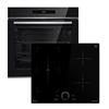 KKT KOLBE Set forno e piano a induzione SET8019IH592FZ, 60 cm | Pulizia pirolitica, Zona flessibile, 4 zone, Booster, Funzione pizza, Grill, Aria calda, Guide telescopiche, Timer automatico