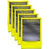 KD-TECH - Set di 5 riflettori per passeggino, con chiusura in velcro, riflettori di sicurezza Baggy (verde/argento)