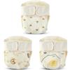 Aolso Cotone Mutandine di Apprendimento per Bambino,3PCS Pantaloni da Vasino,Pannolini Lavabili Riutilizzabile Copripannolino Neonato, Taglia 80