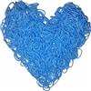 Yowamho Elastico in gomma blu chiaro 900 con 24 clip a S e 1 uncinetto piccolo.