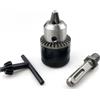 MBKSTCGDC Convertitore da 1,5-13 mm 1/2-20UNF chiave trapano mandrino filettatura cambio rapido SDS 1/4 esagonale avvitatore a percussione bit biella (mandrino-4-Hollow Square)