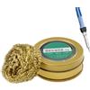 Generico Kit di pulizia della punta del saldatore, resistente alle alte temperature, | Sfera per la pulizia della punta di saldatura Filo efficiente per la pulizia della punta del ferro per l'elettronica di manut