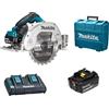 Makita Sega circolare 36 V LXT Ø235 mm (2 x 5,0 Ah) senza modulo AWS - MAKITA DHS900PT2