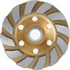 DDDe63 Disco Abrasivo Diamantato Da 5 Pollici A Tazza Resistente All'usura Smerigliatrice Angolare Durevole For Calcestruzzo(Gold 100mm)