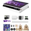 Aliencell X1 - Macchina per incisione laser da 20 W, per incisione laser | Accel da 20.000 mm/s², nessun PC necessario, 600 mm/s, 660 x 540 mm, letto grande, Live Canvas Sync, Air Monitor integrato