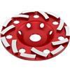 DDDe63 Disco Abrasivo Diamantato Da 5 Pollici A Tazza Resistente All'usura Smerigliatrice Angolare Durevole For Calcestruzzo(Red)