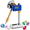 Generic Macchina per lucidare gemme con display digitale angolare e localizzatore | Macchina per Facettatura di Gemme Mast, Altezza Regolabile e Ruota di Indice a 96 Posizioni(32)