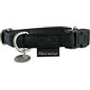 ZOLUX Collare Mac Leather Cane 10mm Nero