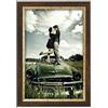 FAR Cornice Portafoto Colbert 25 mm 70x100 cm Arte Povera in Legno Noce/Oro