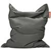 Fatboy Pouf originale in tela, XXL, 180 x 140 cm, grigio scuro | Poltrona a sacco per adulti, robusta e durevole, per interni, comoda poltrona da lettura ricaricabile e sedia da gioco