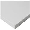 POKAR Piano da Tavolo 100x60 cm | Piano per Scrivania Spessore 25 mm | Perfetto per Scrivania Regolabile in Altezza e Tavolo da Pranzo | Resistente e Stabile | Prodotto in Europa | Grigio Chiaro