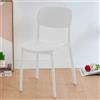 buybuy Sedia Catania Colore Bianco CTN02W