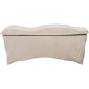 Diamond Beauty Materasso con Memory Foam 180x60 per extension ciglia e altri trattamenti estetici per lettino cosmetico, massaggio, tavolo Spa, rivestimento in velluto - Attrezzature per estetista (Beige)