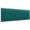 murando - Testiera Letto Imbottita, Rettangolo Velluto Antimacchia, 30x90cm | 1 Pezzo, Pannelli Decorativi per Pareti, Cuscini Testata Letto, Pannelli Imbottiti per Cameretta, Turchese, Produzione EU