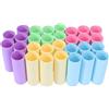 COHEALI 20 Tubi in Cartone Kraft Resistente per Spedizione e Conservazione di Disegni e Poster Protezione Riutilizzabile per Progetti Artigianali Colore Casuale