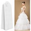 Rubessia Custodia Porta Abito da Sposa 180 cm Copriabiti Antipolvere sacchetti per indumenti per Abiti da Sposa, Abiti da Sera, Cappotti, Traspirante, Antipolvere