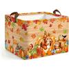Clastyle Cesto Biancheria Sporca Autunno Cesta Giochi Bambini Pieghevole | 36L Cestino Portaoggetti per Giocattoli Vestiti, Portabiancheria Salvaspazio Pieghevole, Scatola Porta Oggetti Impermeabile