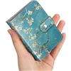 Fintie, mini album fotografico per foto da 5 cm x 7,6 cm, 52 tasche, per fotocamere istantanee Fujifilm Instax Mini, foto Polaroid Hi-Print, raccoglitore per foto card Kpop, motivo floreale