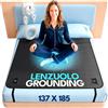 ASTINORDIC Grounding Mat Premium 185x137 | Tappetino Earthing & Lenzuolo Grounding | Sonno Profondo, Meno Stress, Recupero Ottimale | Con Verificatore & Cavo 4.5m